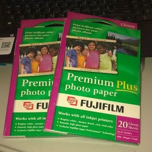 Lot of 2 Fujifilm 20 sheets each packaging new